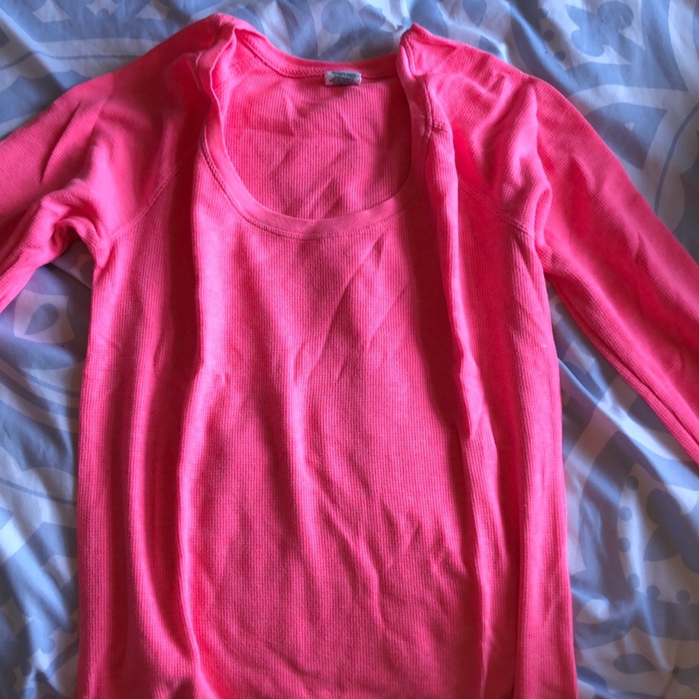 Pink Victoria’s Secret long sleeve shirt